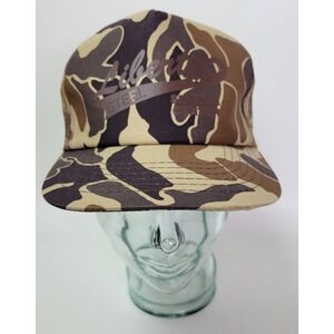 Vintage Liberty Steel Service Center YoungAn Camo Mesh Snapback Trucker Hat